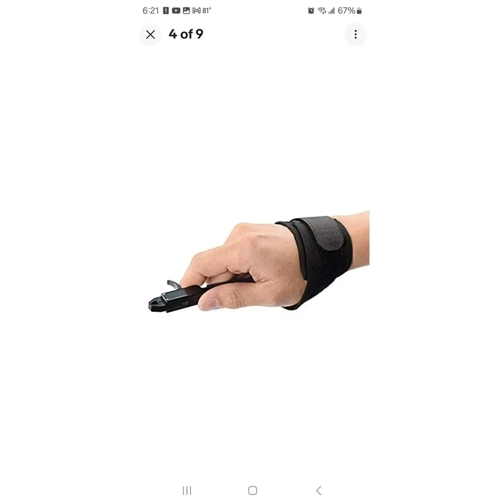 TruFire Toro Black With Wrist Strap Single Caliper Release Aid